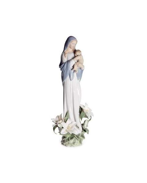 Lladro 01008322 Figurine MADONNA OF THE FLOWERS