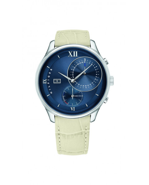 tommy hilfiger white and gold watch