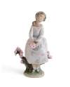 Lladro 01008352 BLÜHENDE JAHRESZEIT MÄDCHEN 010 08352