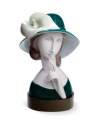 Lladro 01008386 FRAU MIT HUT UND CALLA 010 08386