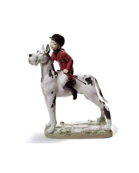 Lladro 01008523 Figurine GIDDY UP DOGGY