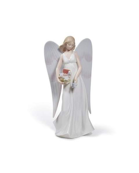 Lladro 01008534 Figurine ANGELIC STARS TREE TOPPER