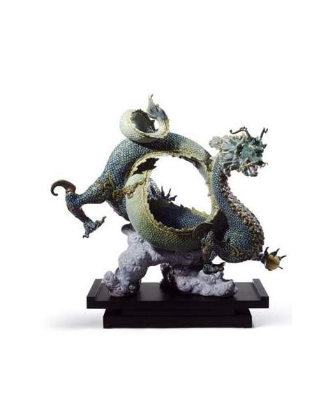 Lladro 01008563 GLÜSDRACHEN DRACHEN GRÜN 010 08563