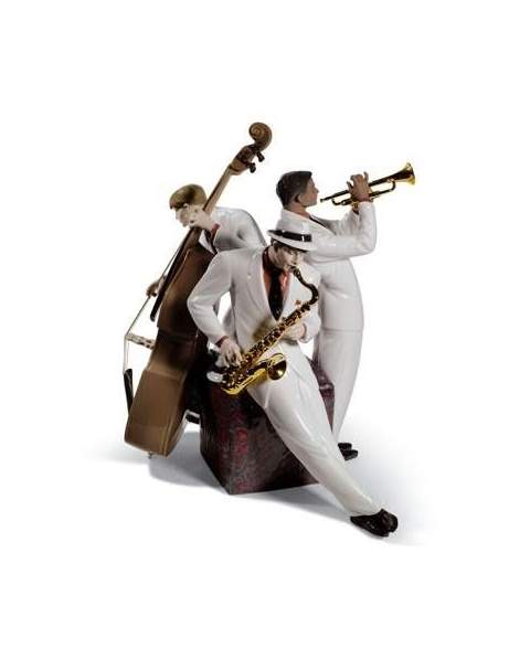 Lladro 01008568 Figurine JAZZ TRIO