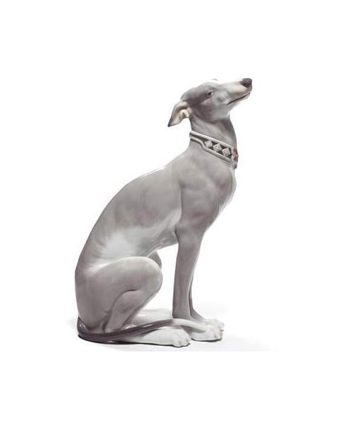 Lladro 01008607 ATTENTIVE GREYHOUND 010.08607