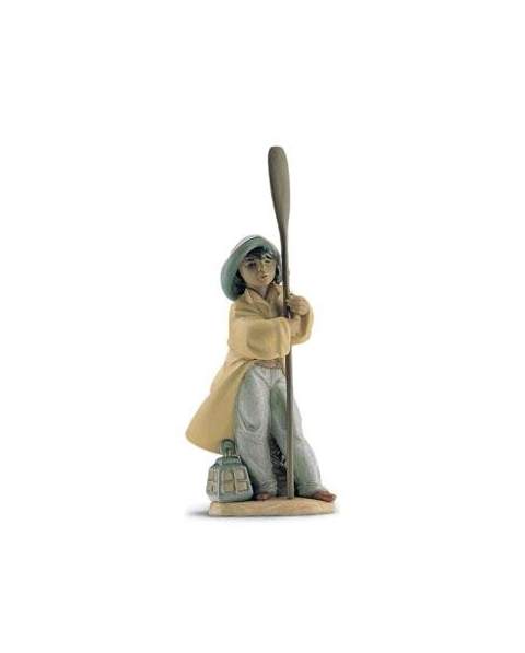 Lladro 01012335 Figurine YOUNG FISHERMAN