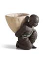 Lladro 01012493 PORTEUR POT POURRI ARRIERE NOIR 01012493