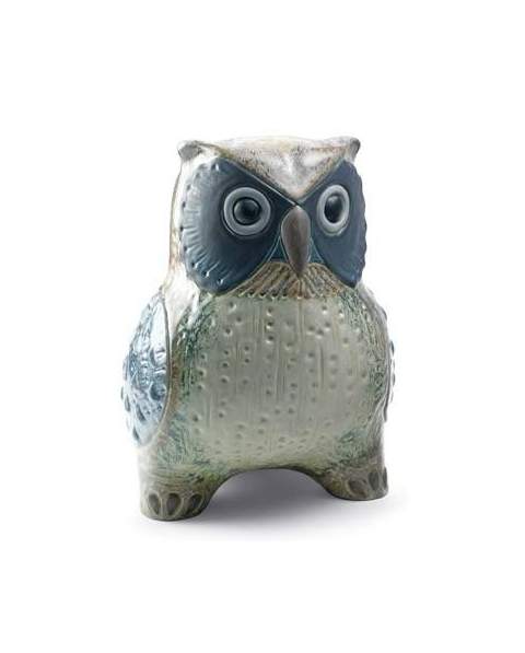 Lladro 01012532 Figurine LARGEOWL GREY