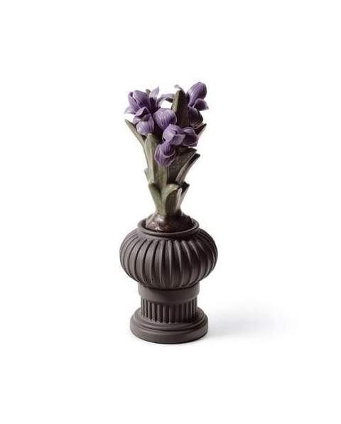 Lladro 01012543 POT DE FLEUR IRIS ENFANT SAMOURA 01012543