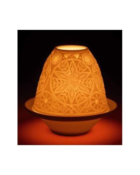 Lladro 01017310 LITHOPHANE VOTIVE LIGHT SNOWFLAKE 010.17310