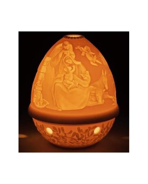 Lladro 01017323 Figurine LITHOPHANE VOTIVE LIGHT NATIVITY