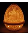 Lladro 01017340 LITHOPHANE VOTIVE LIGHT SANTA CLAUS 010.17340