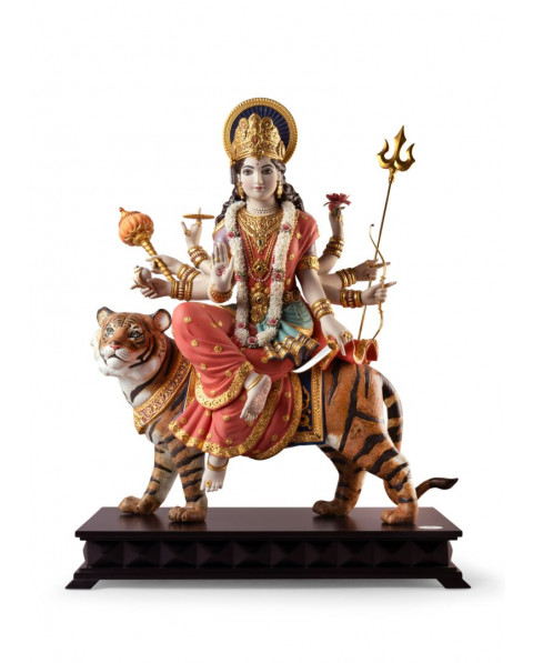 Goddess Durga Lladro Porcelain 01002021