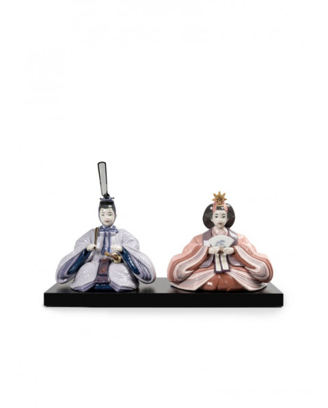 Hina Dolls (violet) Lladro Porcelain 01009410