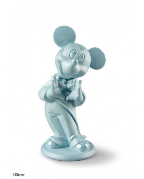 Mickey Mouse (blue) Lladro Porcelain 01009418