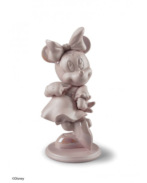 Minnie Mouse (pink) Lladro Porcelain 01009419