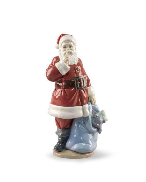 Santa is here Lladro Porcelain 01009485