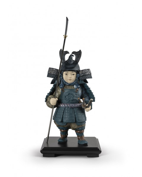 Warrior boy (blue) Lladro Porcelain 01012558