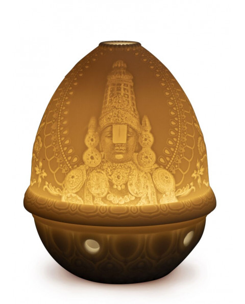 Litho.votive light-Lord Balaji (rec.LED) Lladro Porcelaine 01017457 